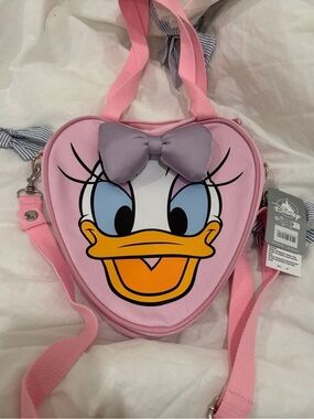 Mini Disney Daisy Duck Pink Heart Crossbody Bag (SOLD OUT ONLINE)